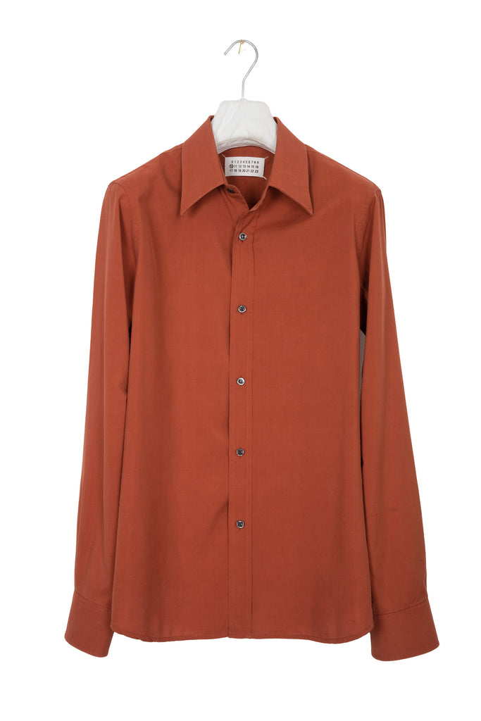 2003 S/S BUTTON DOWN SHIRT IN "RUSTY" ORANGE