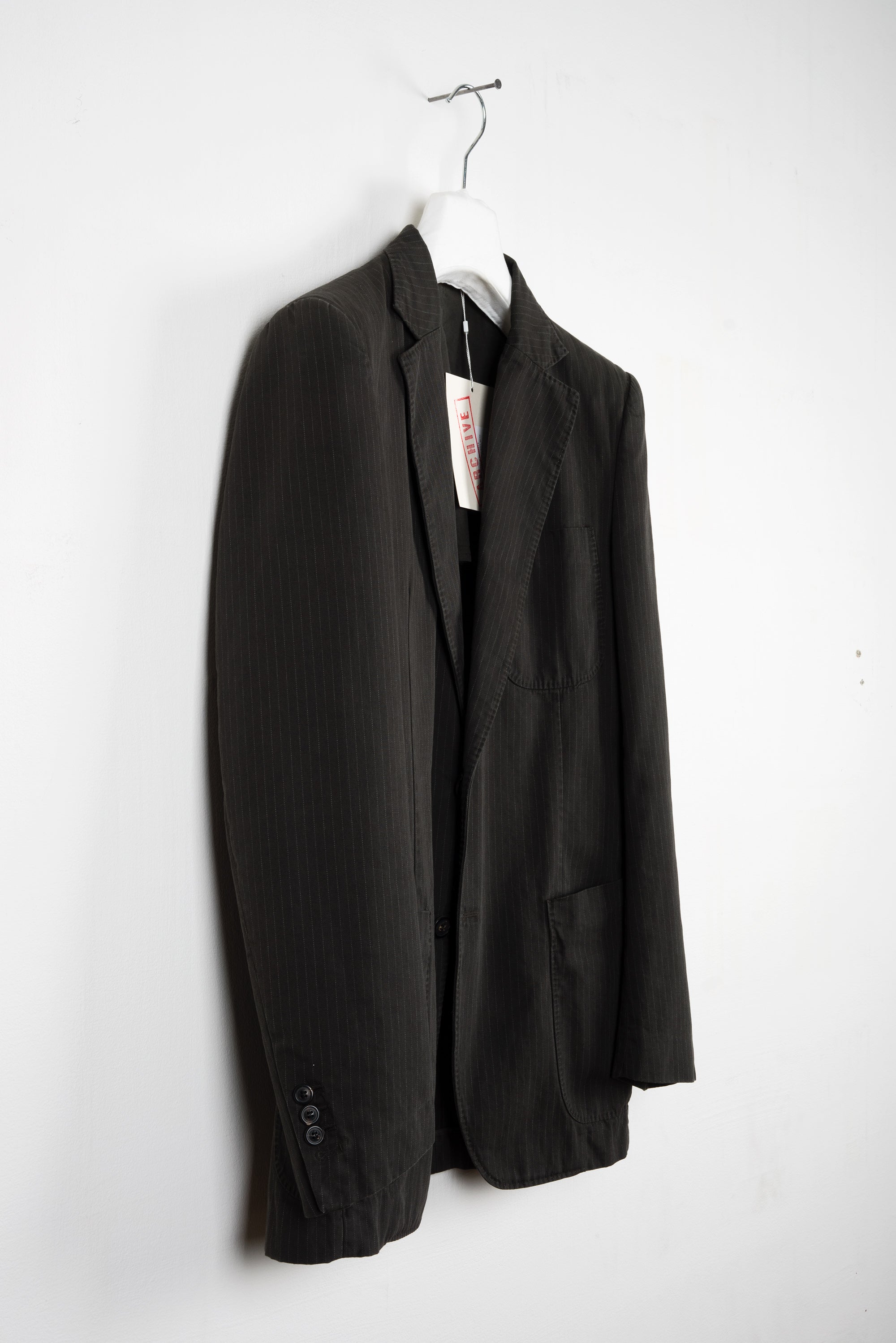 2003 S/S ANATOMIC SUIT IN WASHED COTTON