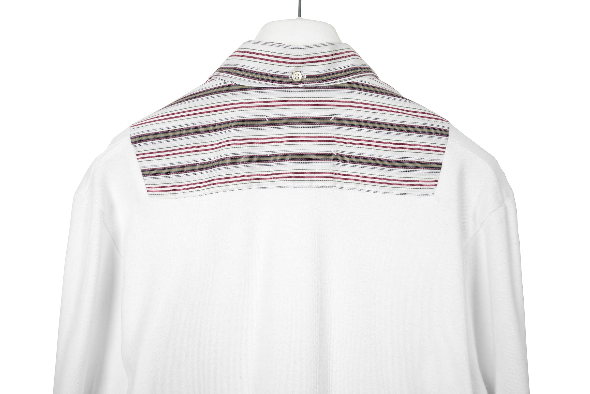 2003 S/S ARTISANAL STRIPED SHIRT INLAYED INTO TOP