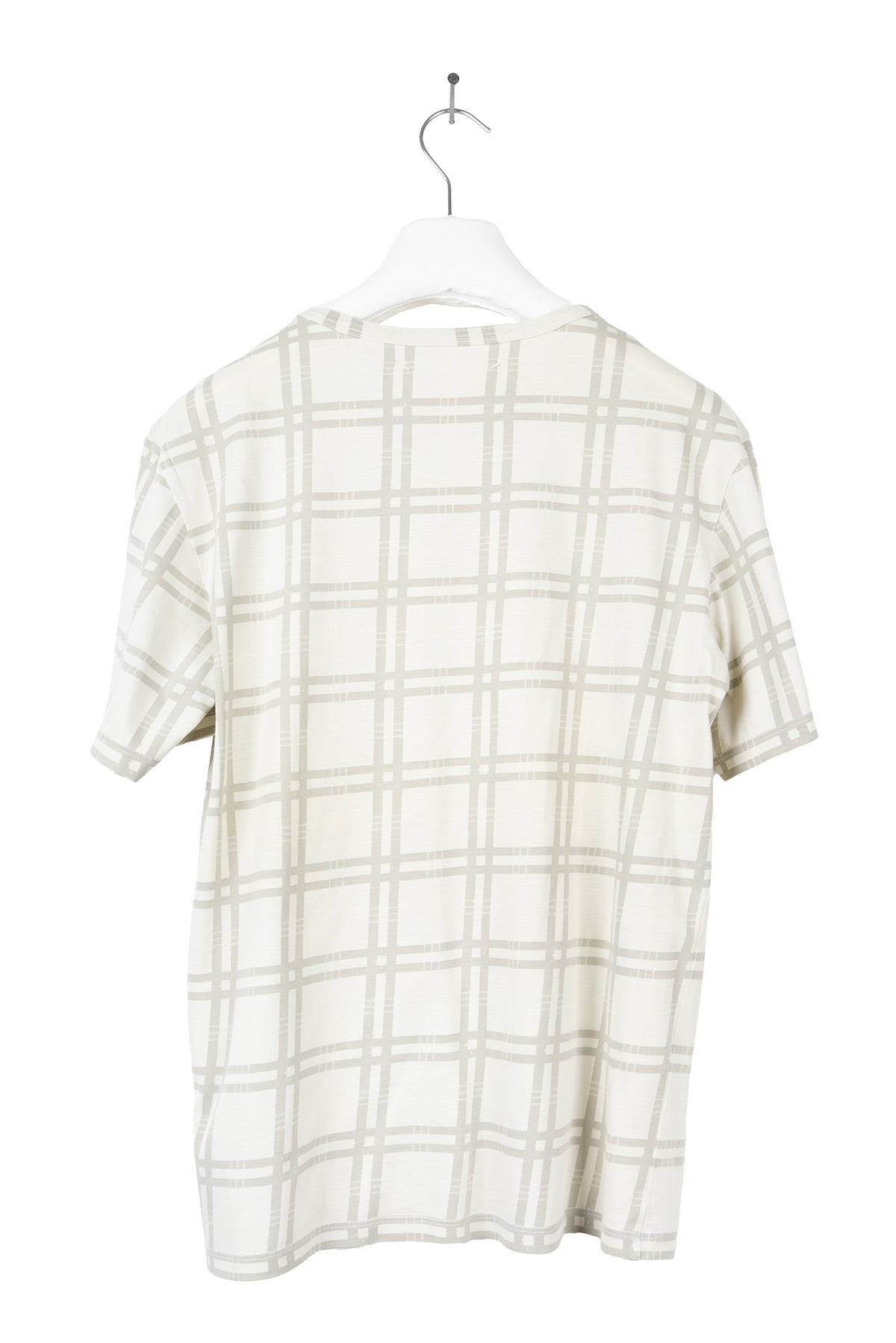 2004 S/S CHECKED T-SHIRT WITH A CHEST POCKET