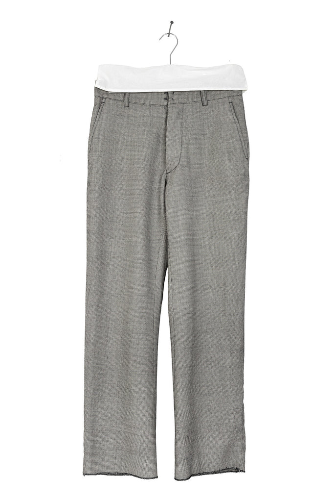 2004 S/S ANATOMIC TROUSERS IN JACQUARD WOOL