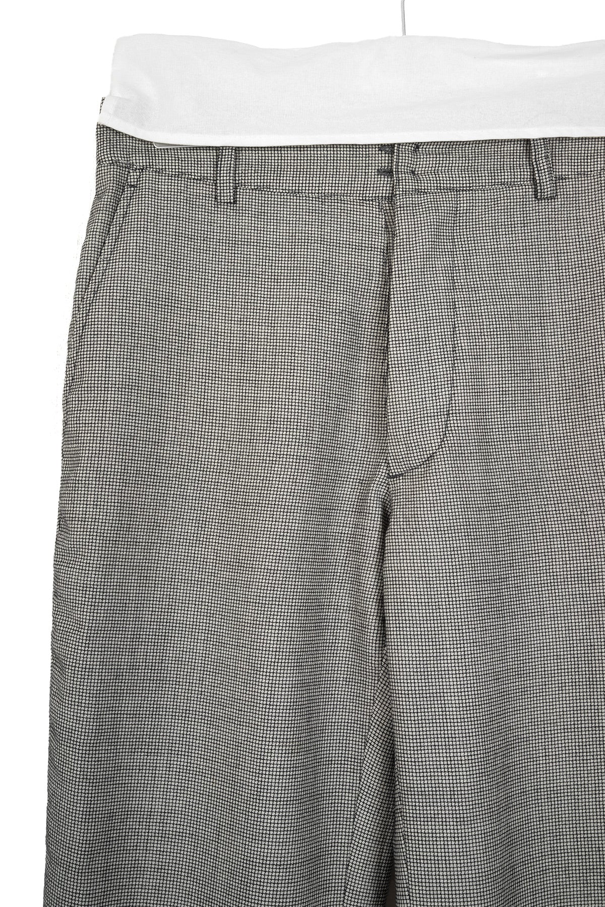 2004 S/S ANATOMIC TROUSERS IN JACQUARD WOOL