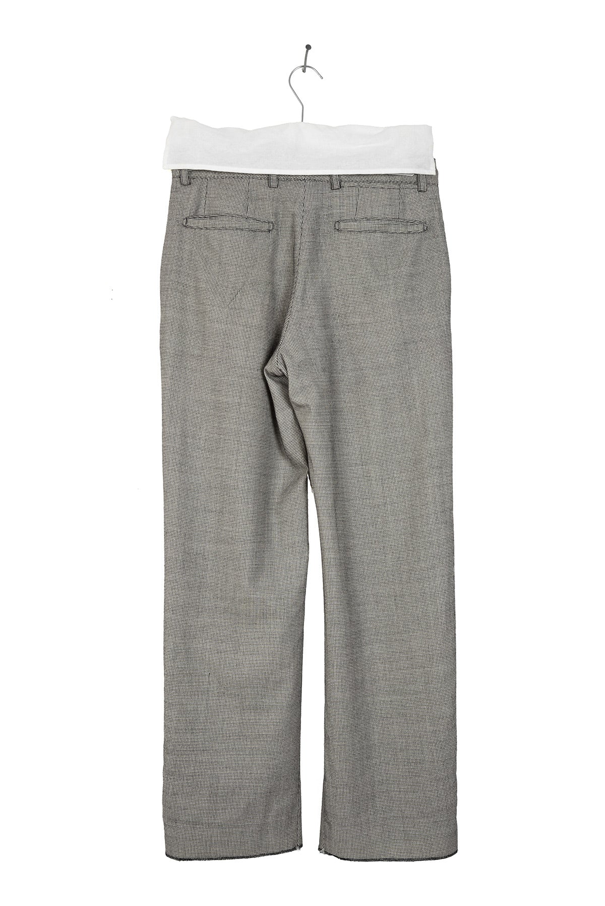 2004 S/S ANATOMIC TROUSERS IN JACQUARD WOOL