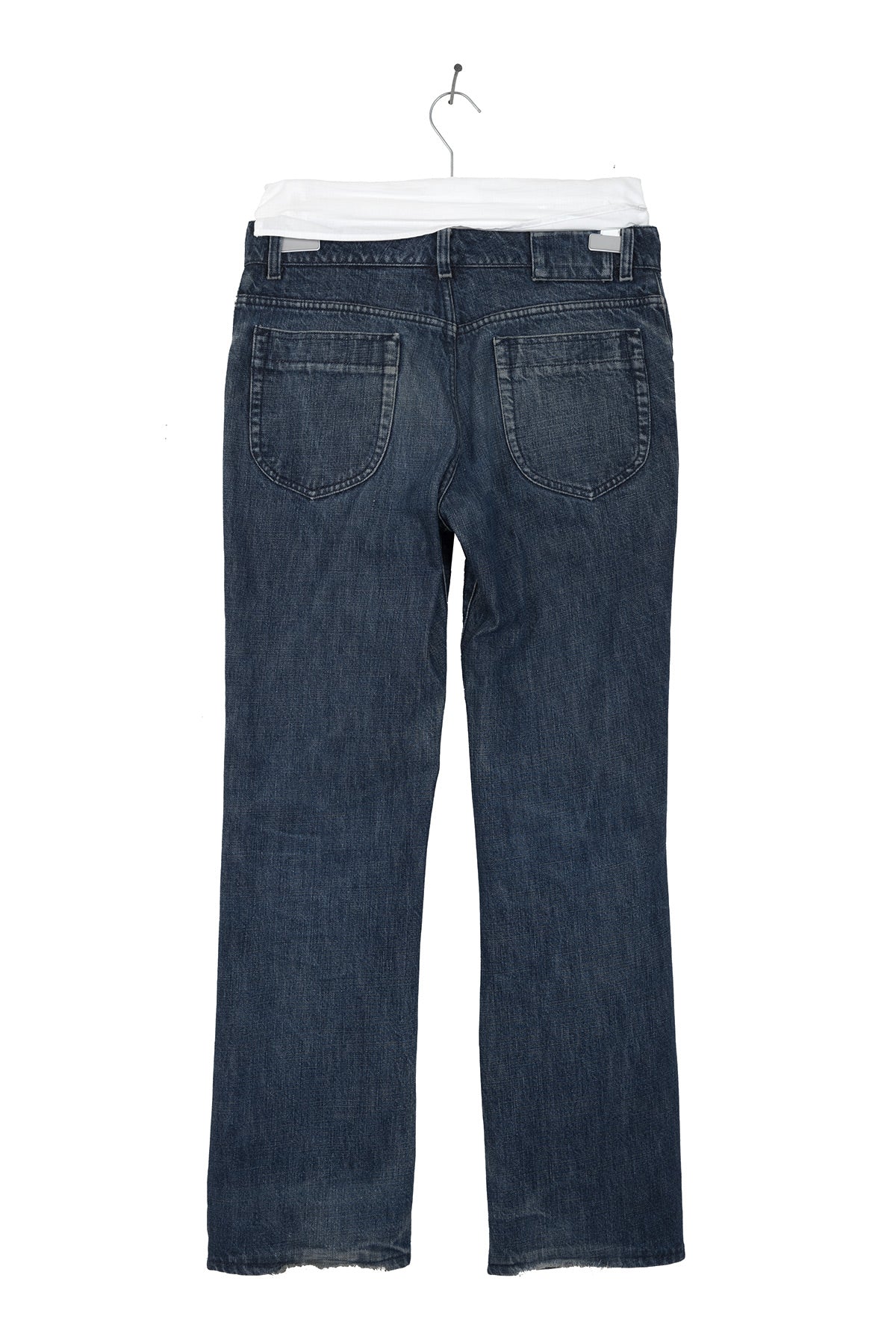 2004 S/S SIGNATURE DENIM PANTS WITH BLANK PATCH