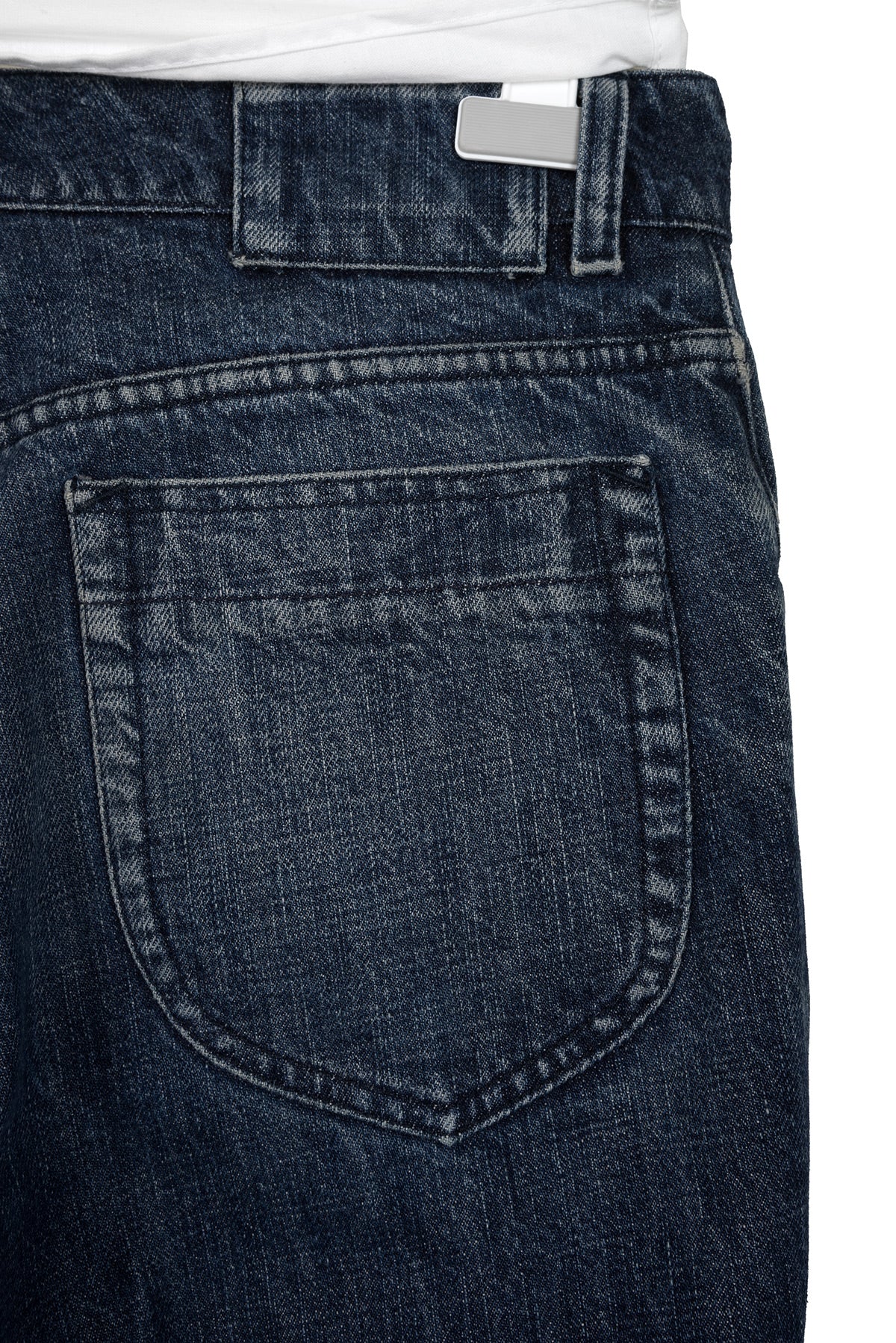 2004 S/S SIGNATURE DENIM PANTS WITH BLANK PATCH