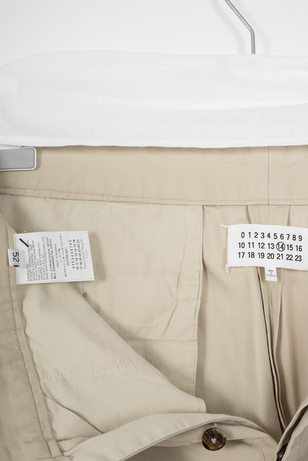 2012 S/S ANATOMIC PANTS IN COTTON