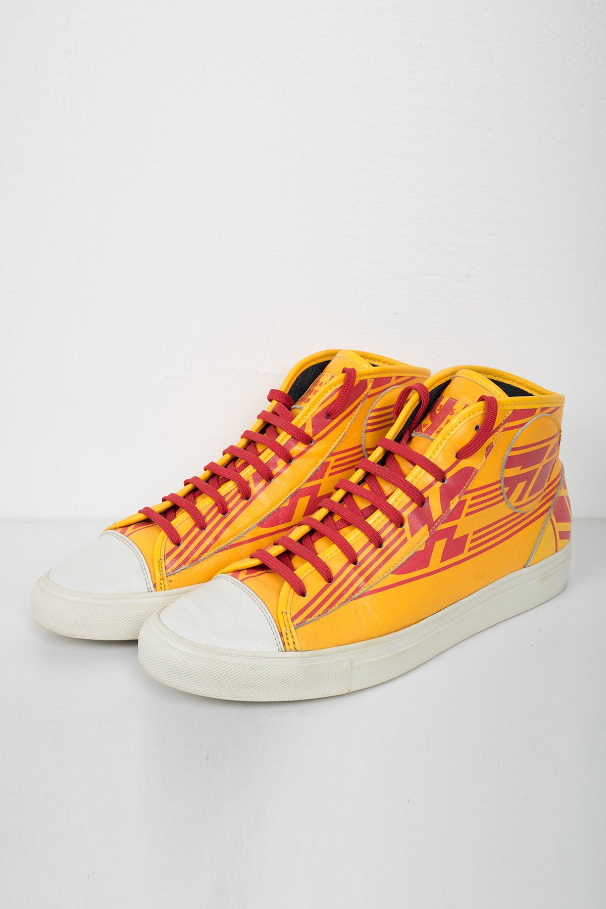 2008 S/S HIGH-TOP LEATHER SNEAKERS