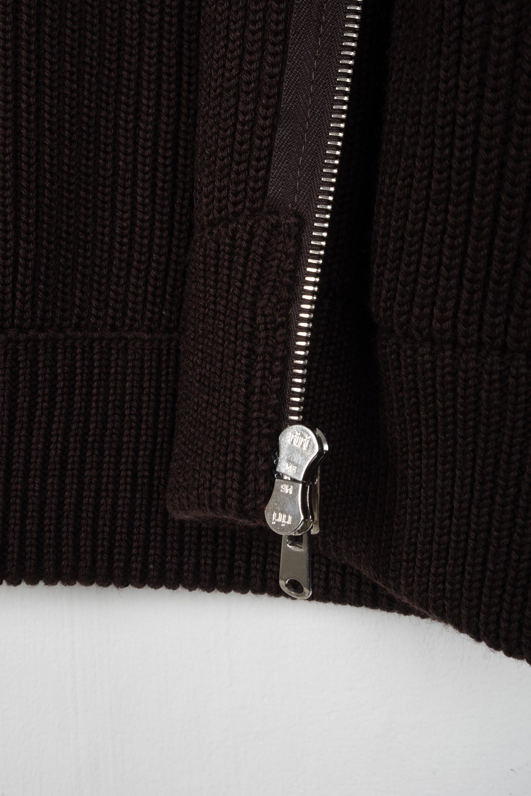 2006 A/W CAMIONNEUR DRIVERS ZIPPED WOOL CARDIGAN