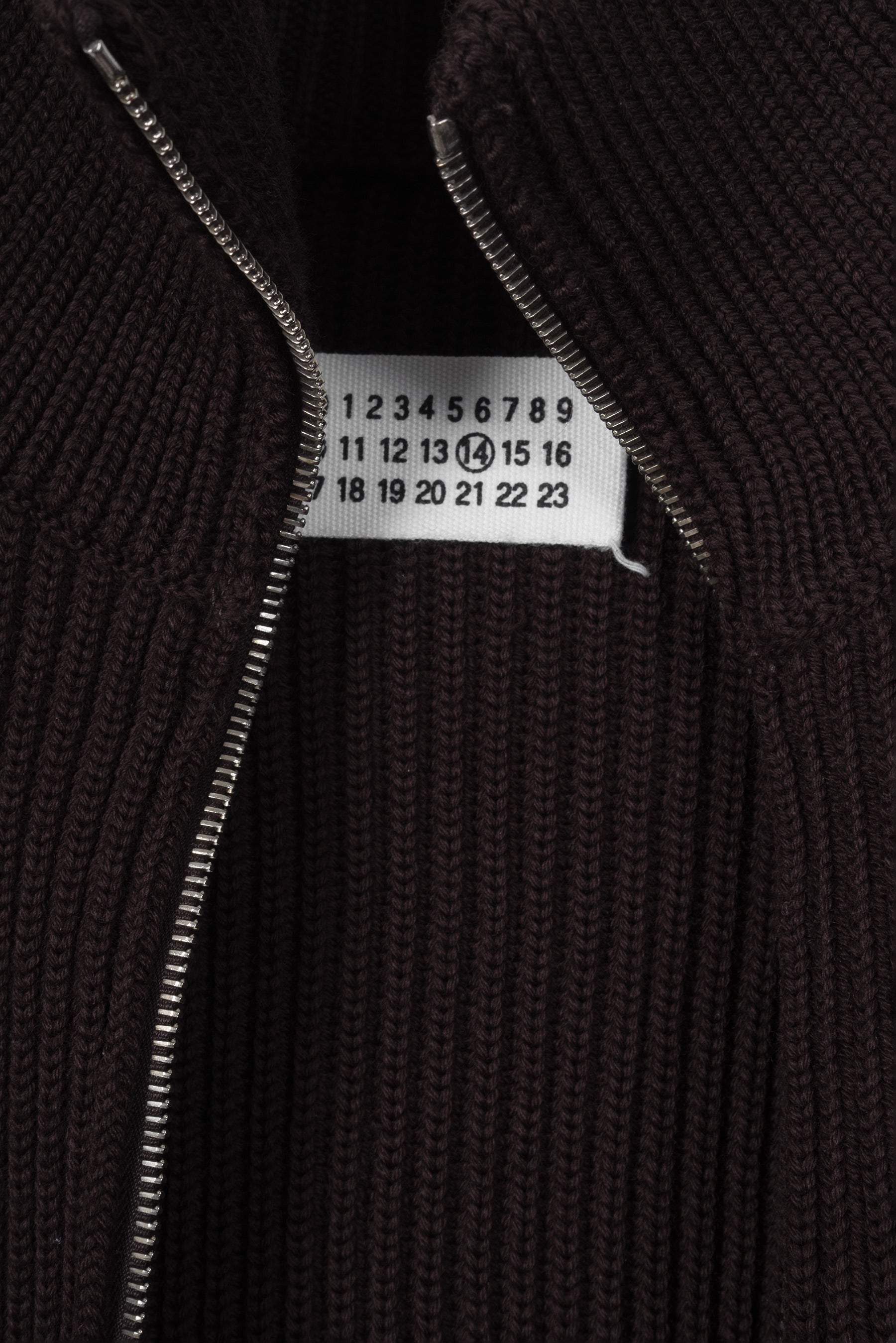 2006 A/W CAMIONNEUR DRIVERS ZIPPED WOOL CARDIGAN