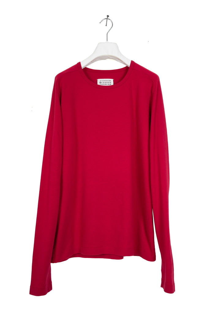 2001 S/S HAMMER-SLEEVE LONG SLEEVE TOP IN JERSEY COTTON