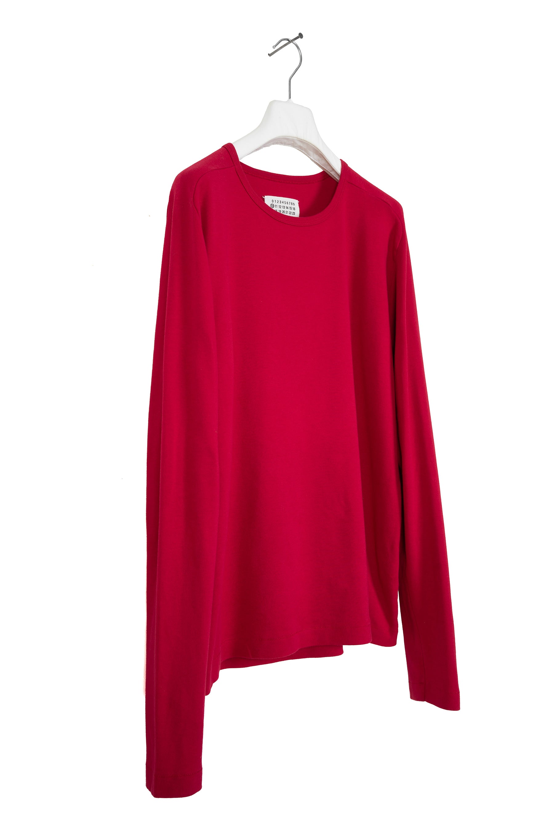 2001 S/S HAMMER-SLEEVE LONG SLEEVE TOP IN JERSEY COTTON