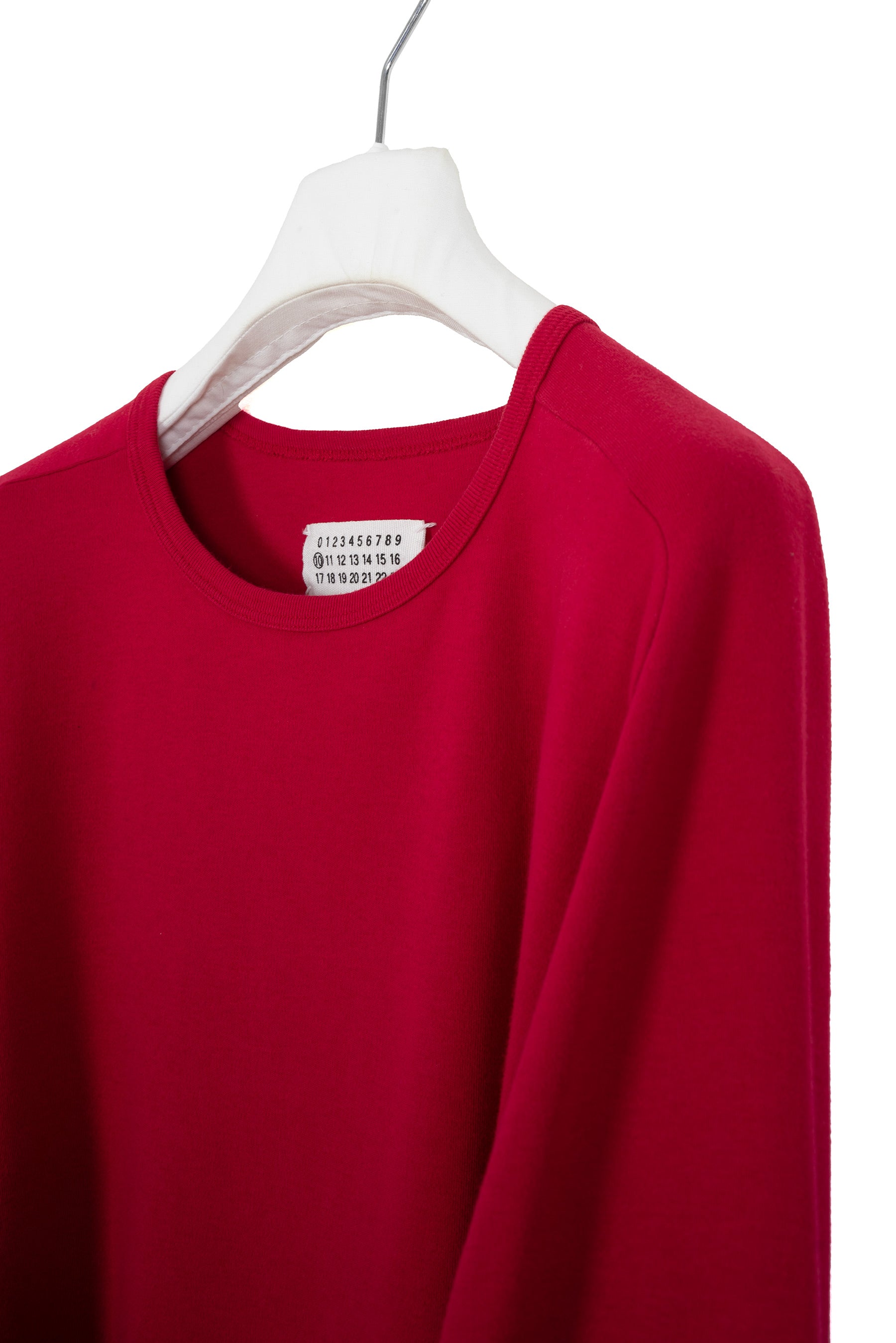 2001 S/S HAMMER-SLEEVE LONG SLEEVE TOP IN JERSEY COTTON