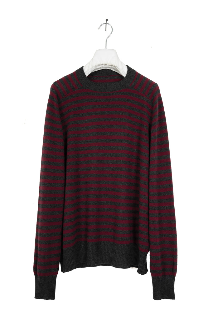 2006 A/W STRIPED CASHMERE CREWNECK