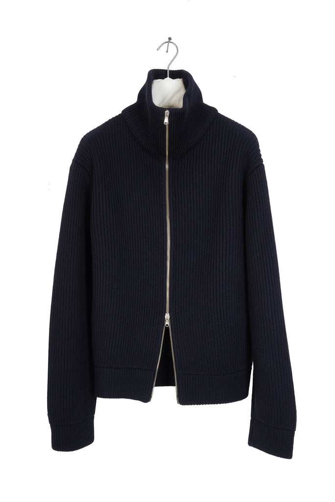 2000 A/W DARK BLUE CAMIONNEUR DRIVERS CARDIGAN BY MISS DEANNA