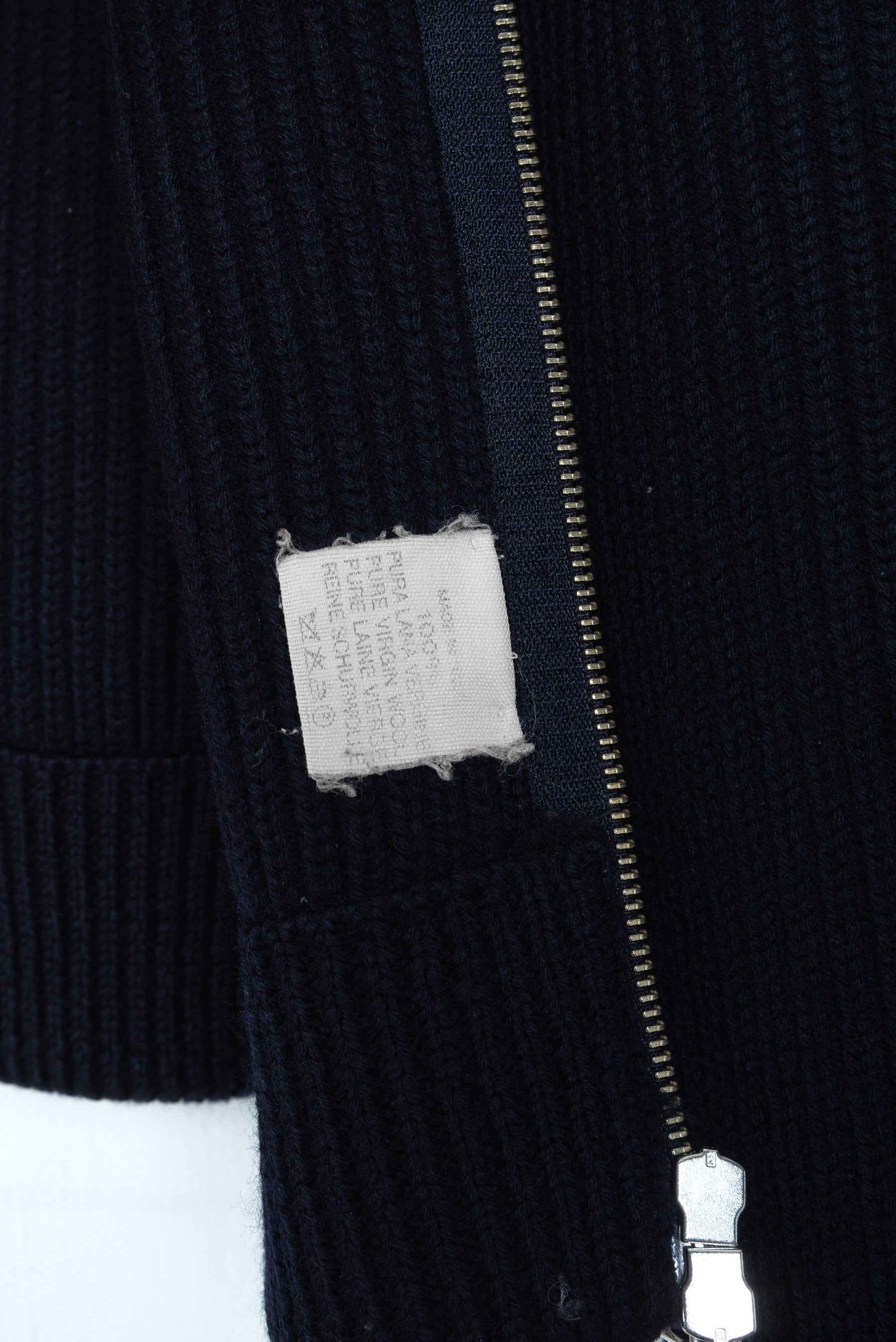 2000 A/W DARK BLUE CAMIONNEUR DRIVERS CARDIGAN BY MISS DEANNA