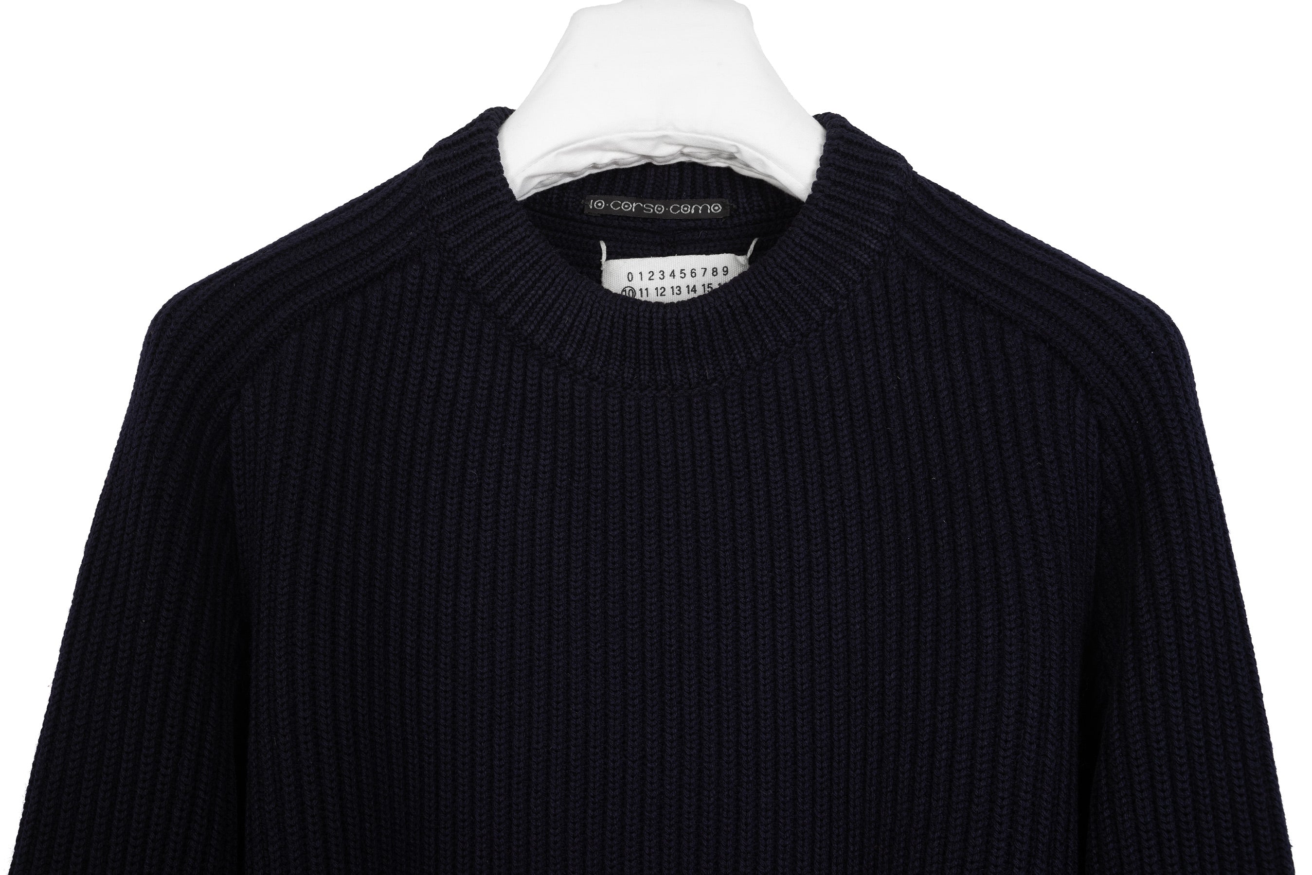 2000 A/W HAMMER-SLEEVE CREWNECK IN DARK BLUE BY MISS DEANNA