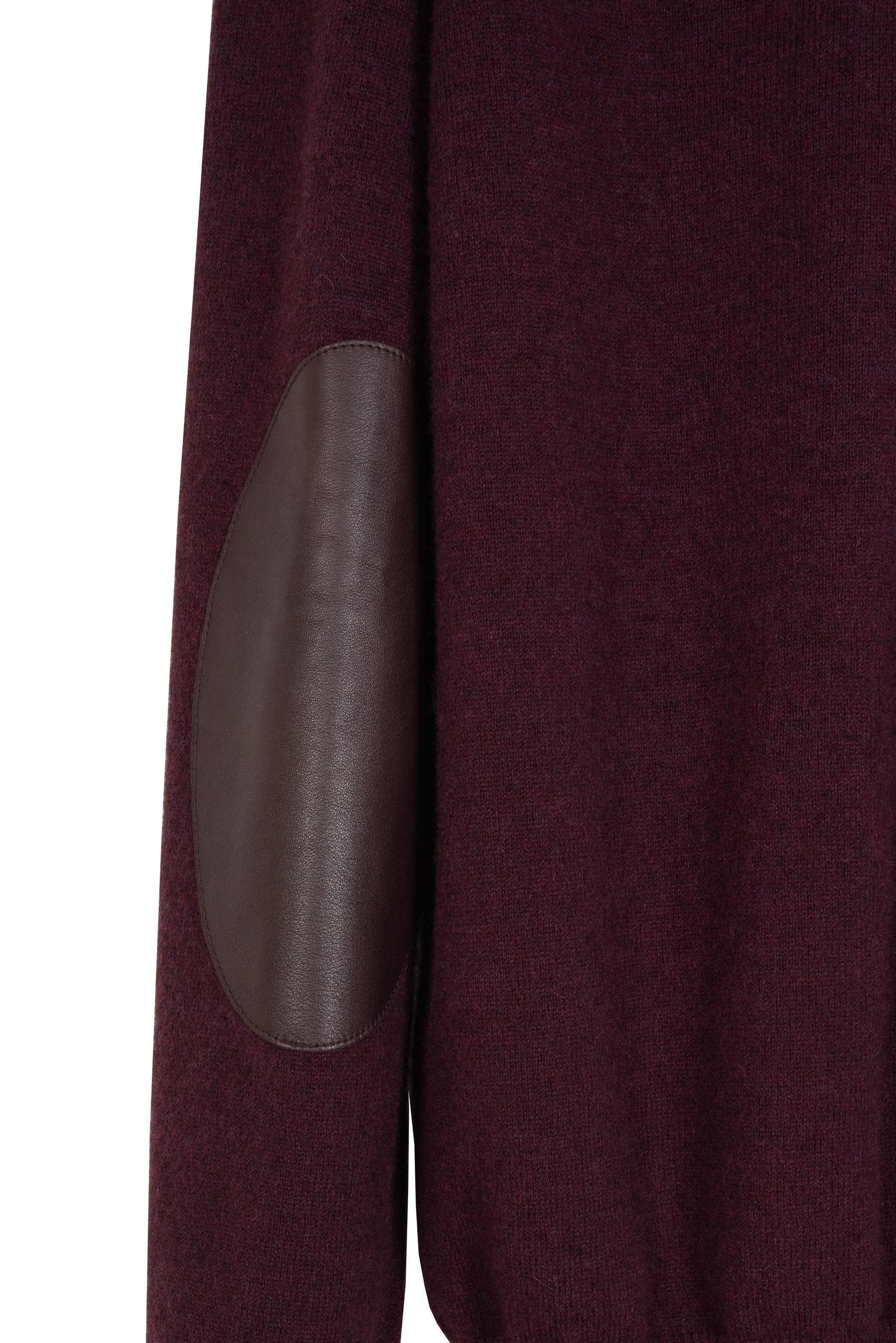 2008 A/W WOOL CARDIGAN WITH LEATHER ELBOW PATCHES