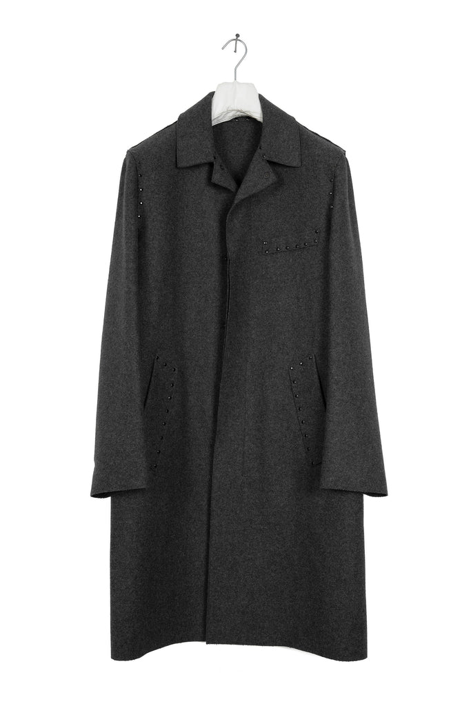 2007 A/W STUDDED LODEN WOOL COAT