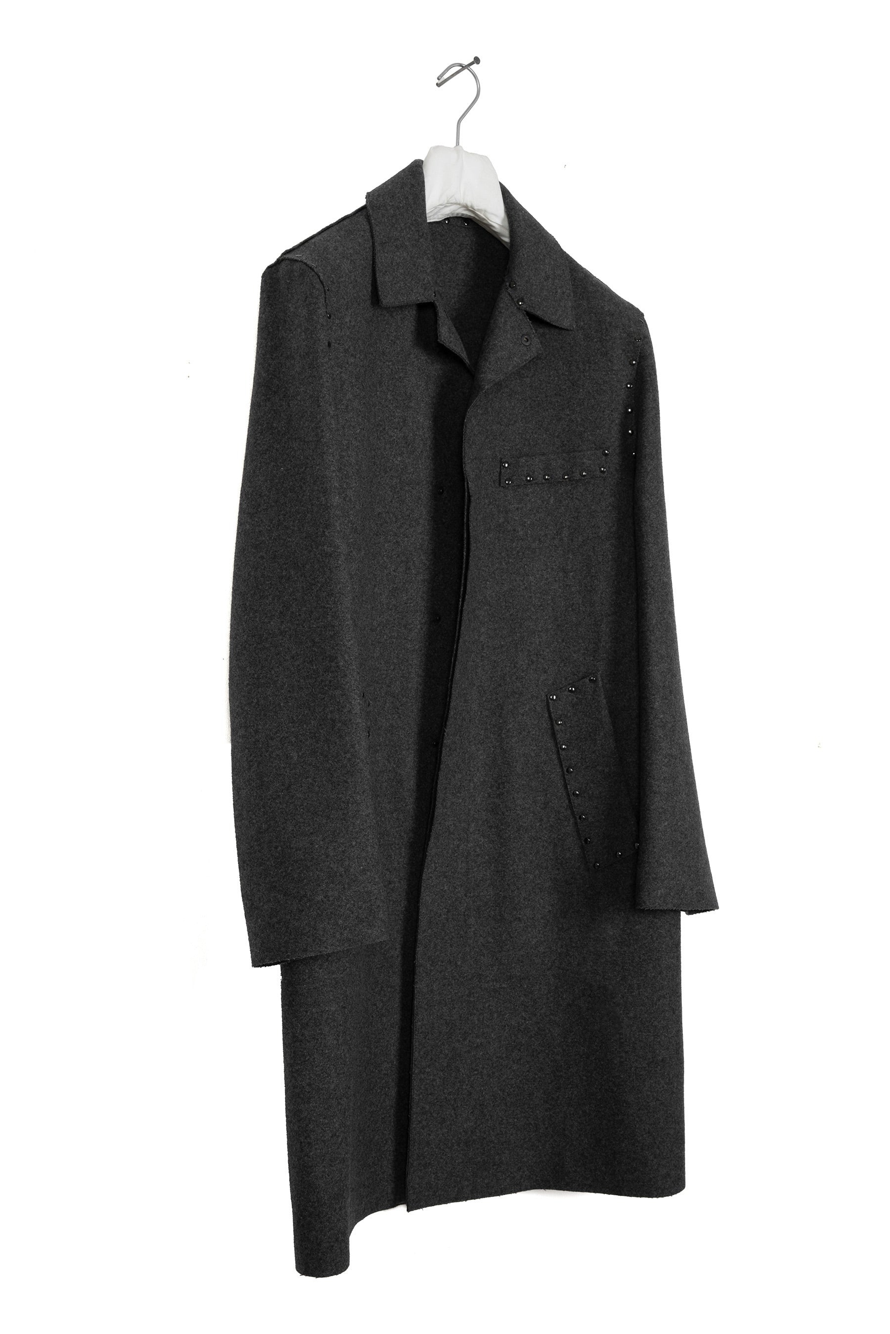 2007 A/W STUDDED LODEN WOOL COAT