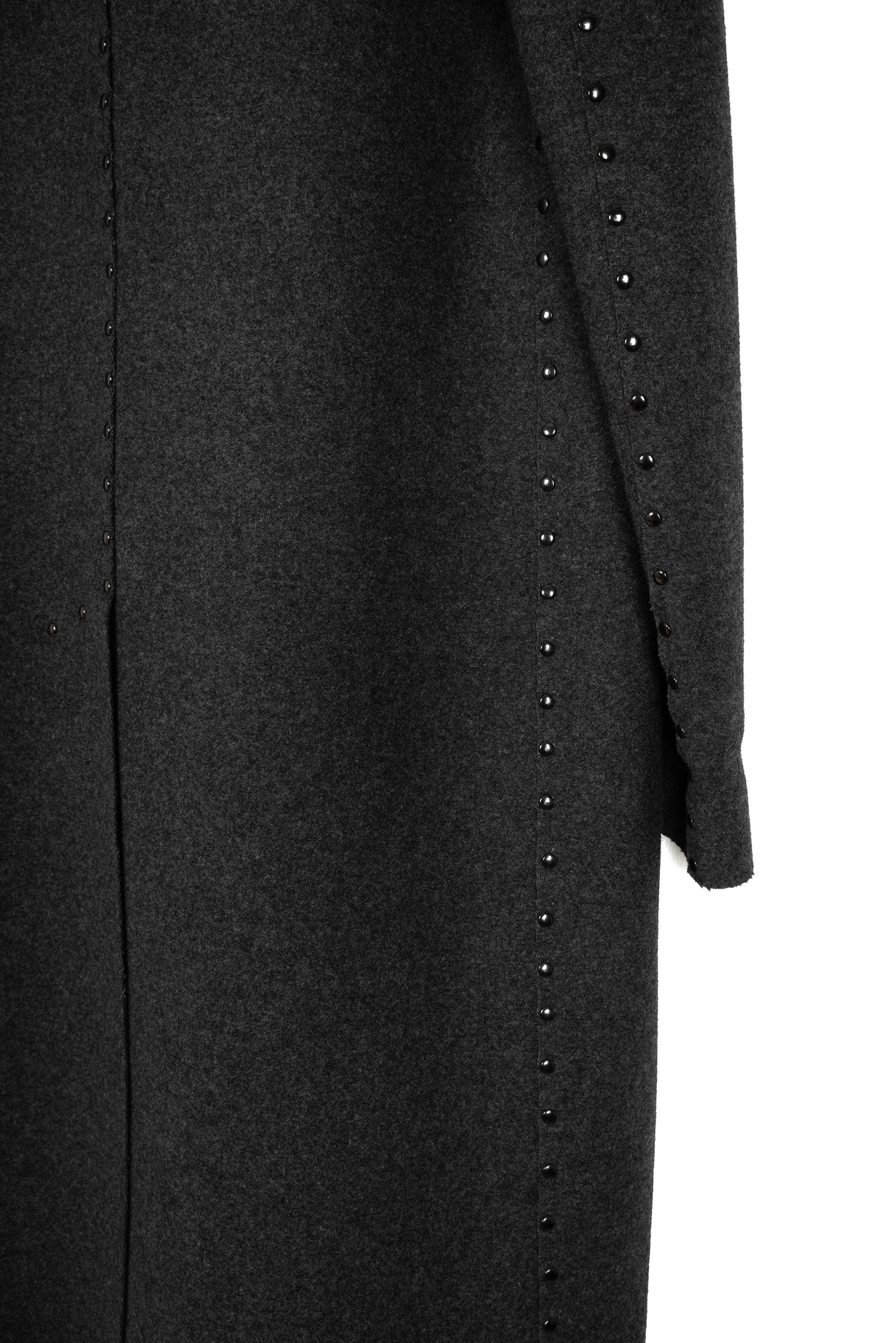 2007 A/W STUDDED LODEN WOOL COAT