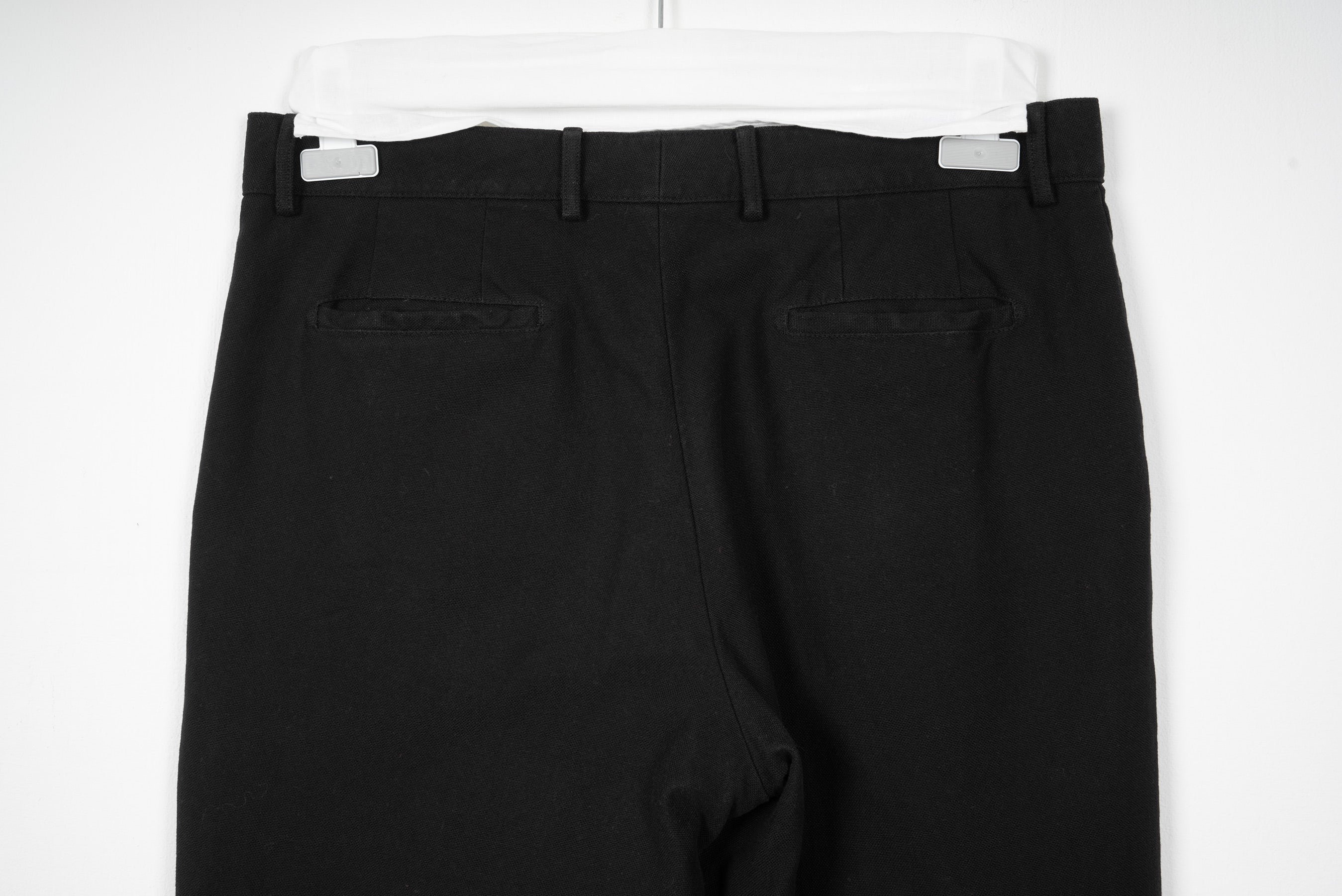 1999 A/W ANATOMIC PANTS IN BLACK CANVAS COTTON