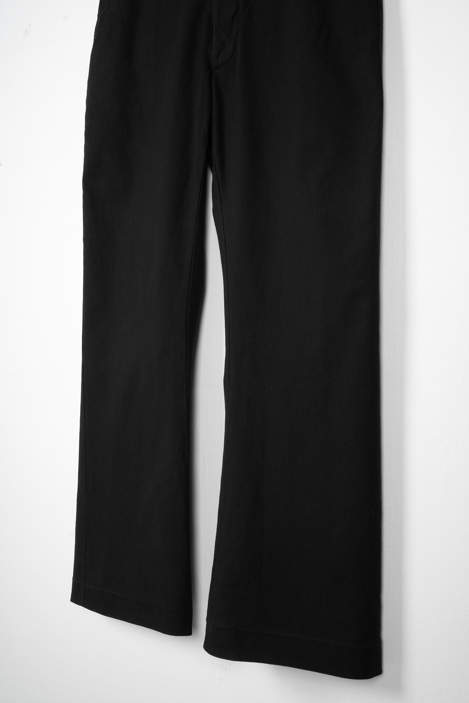 1999 A/W ANATOMIC PANTS IN BLACK CANVAS COTTON