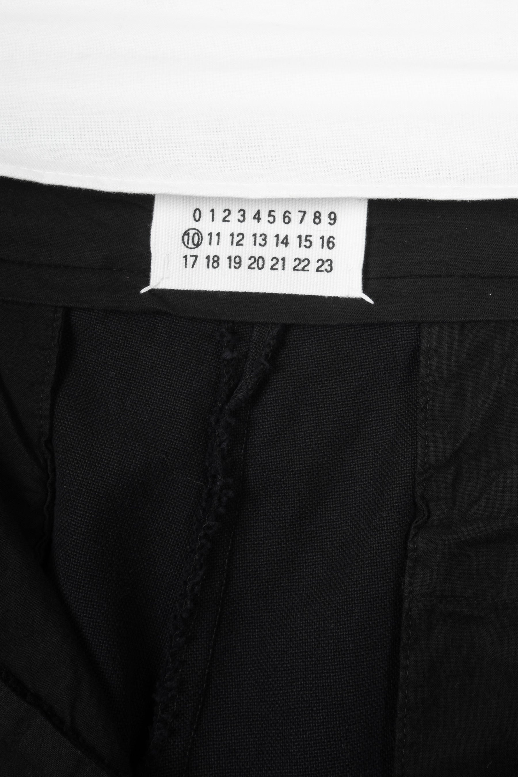 1999 A/W ANATOMIC PANTS IN BLACK CANVAS COTTON