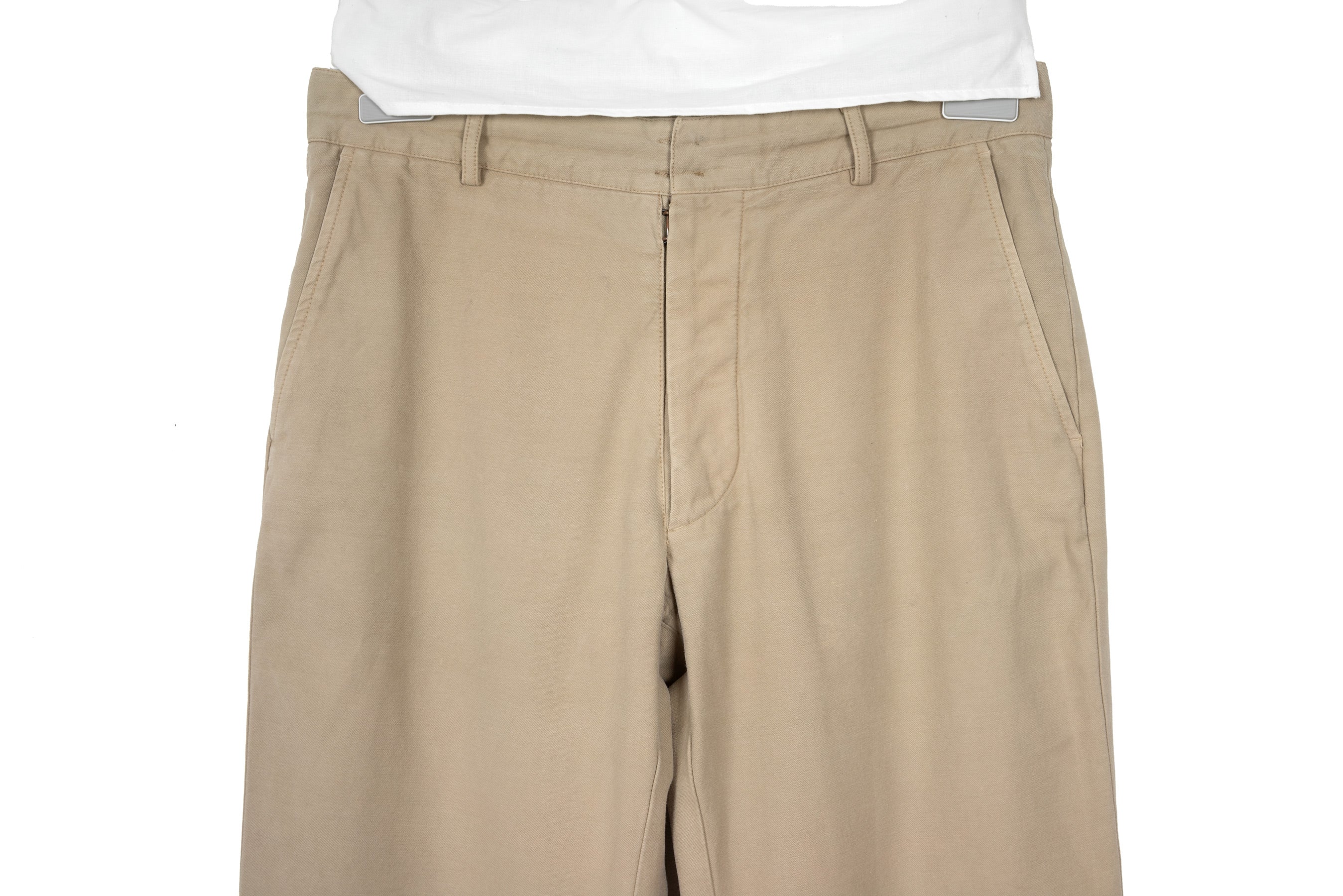 1999 A/W ANATOMIC PANTS IN KHAKI CANVAS COTTON