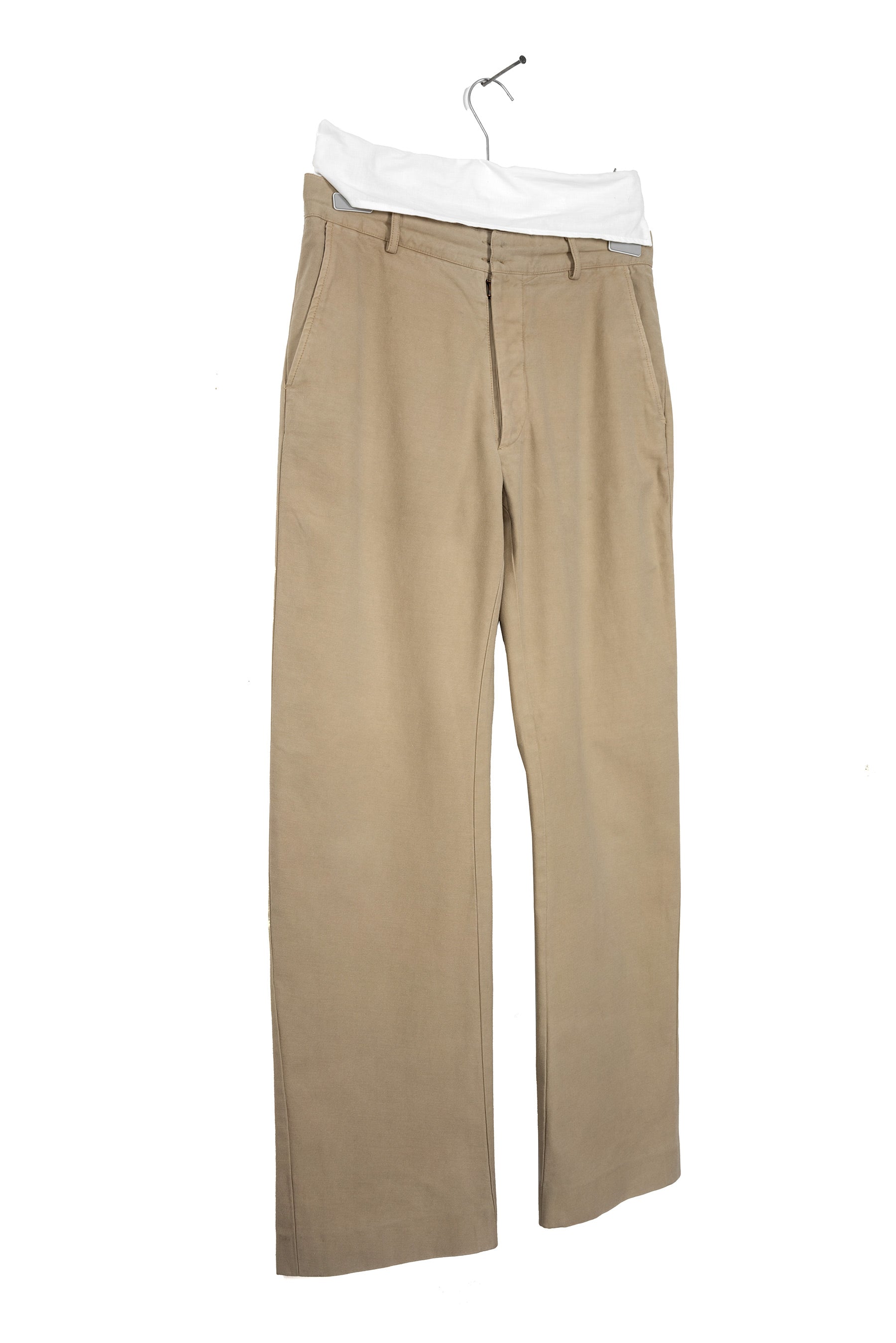 1999 A/W ANATOMIC PANTS IN KHAKI CANVAS COTTON