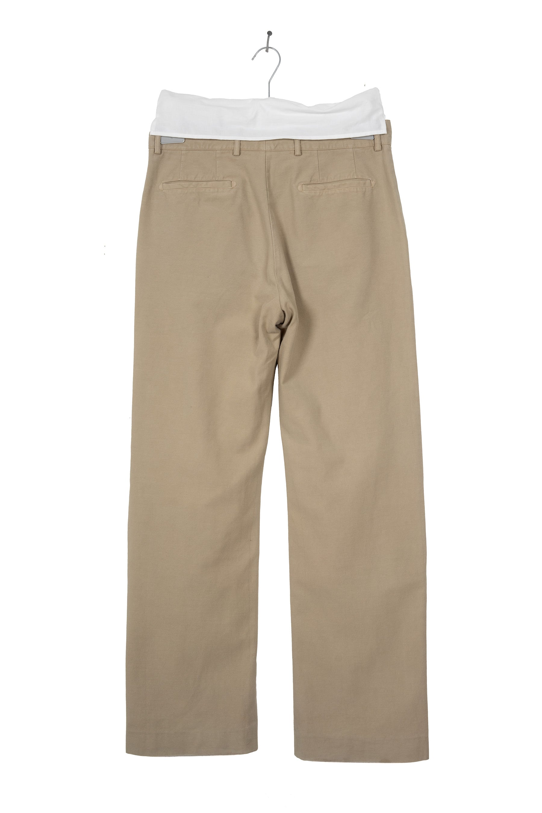 1999 A/W ANATOMIC PANTS IN KHAKI CANVAS COTTON