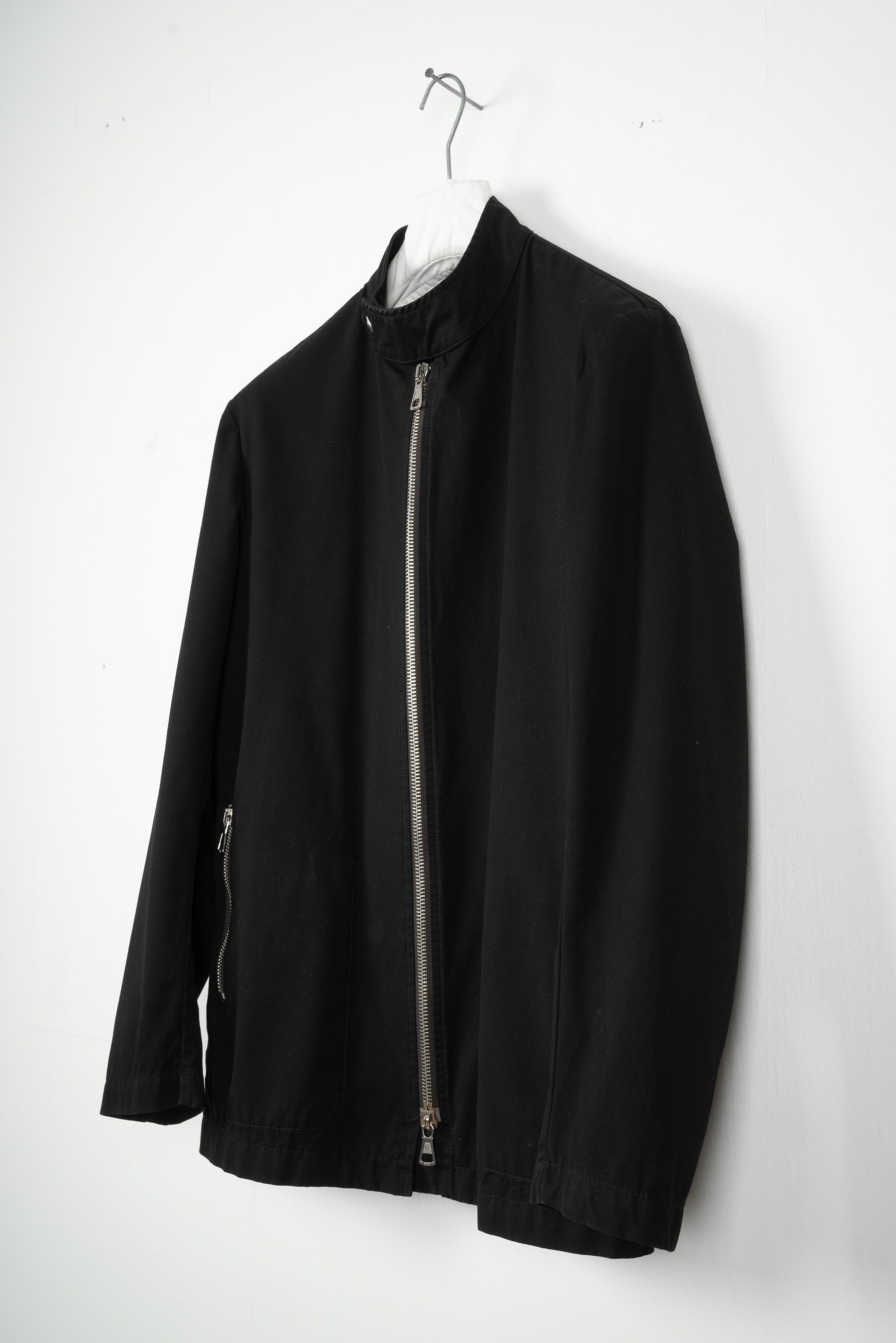 2001 S/S BLACK MOTORBIKE COTTON JACKET