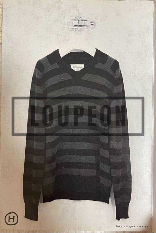 2006 A/W STRIPED CASHMERE CREWNECK